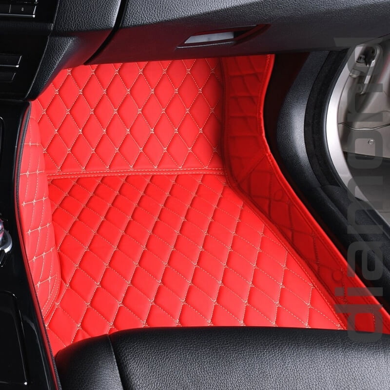 Wine Red Luxury Car Mats Set – Maxx Car Mats